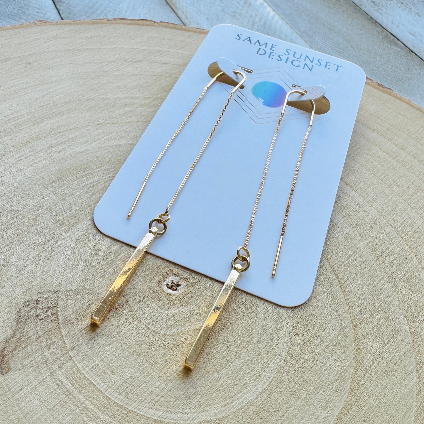 Bar Threader Earrings