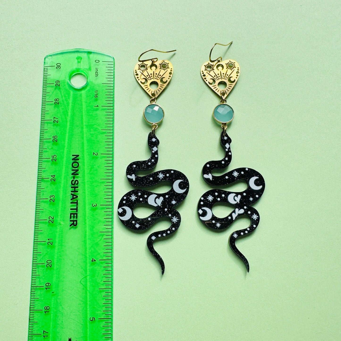 Snake Planchette Earrings