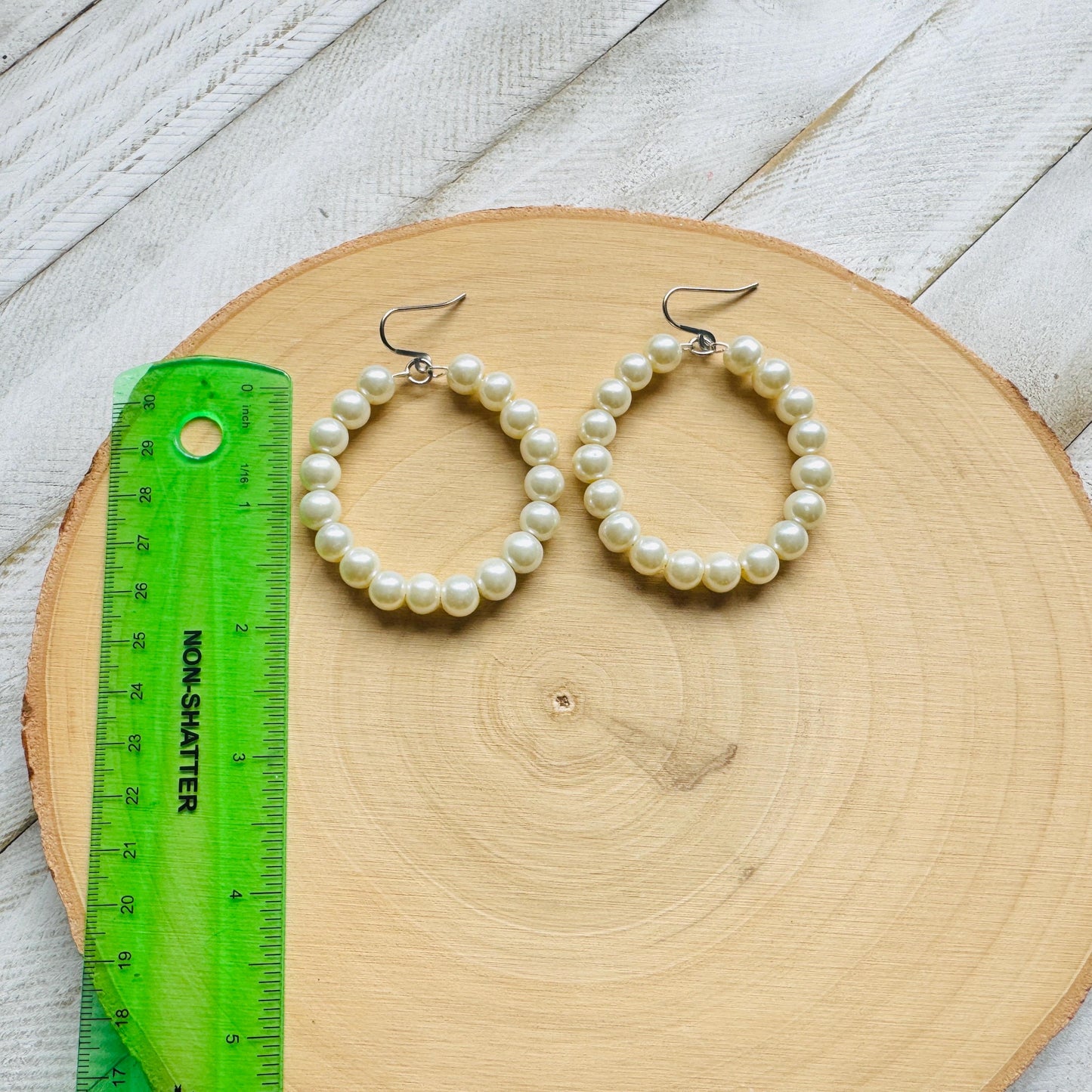 Faux Pearl Earrings