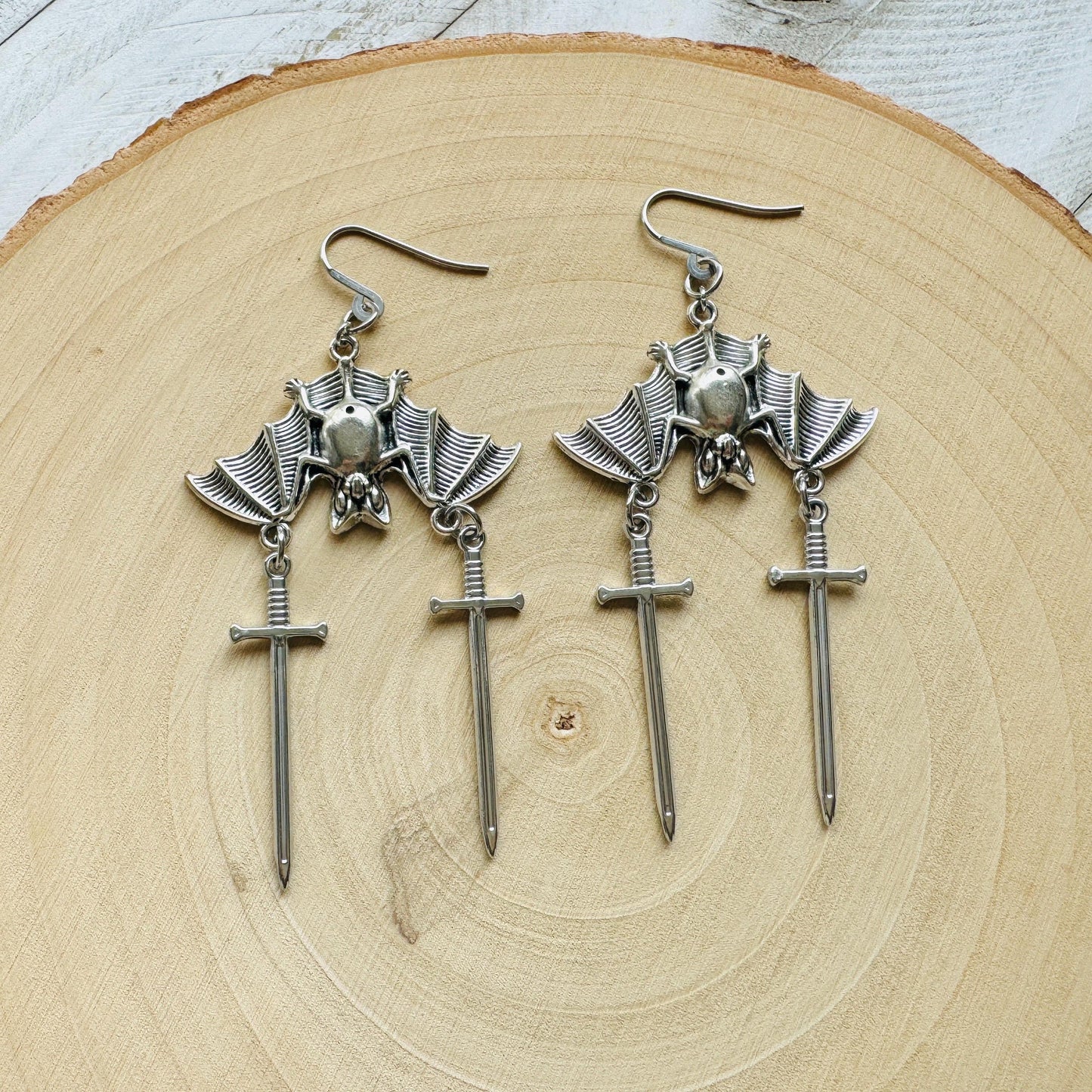 Bat Sword earrings