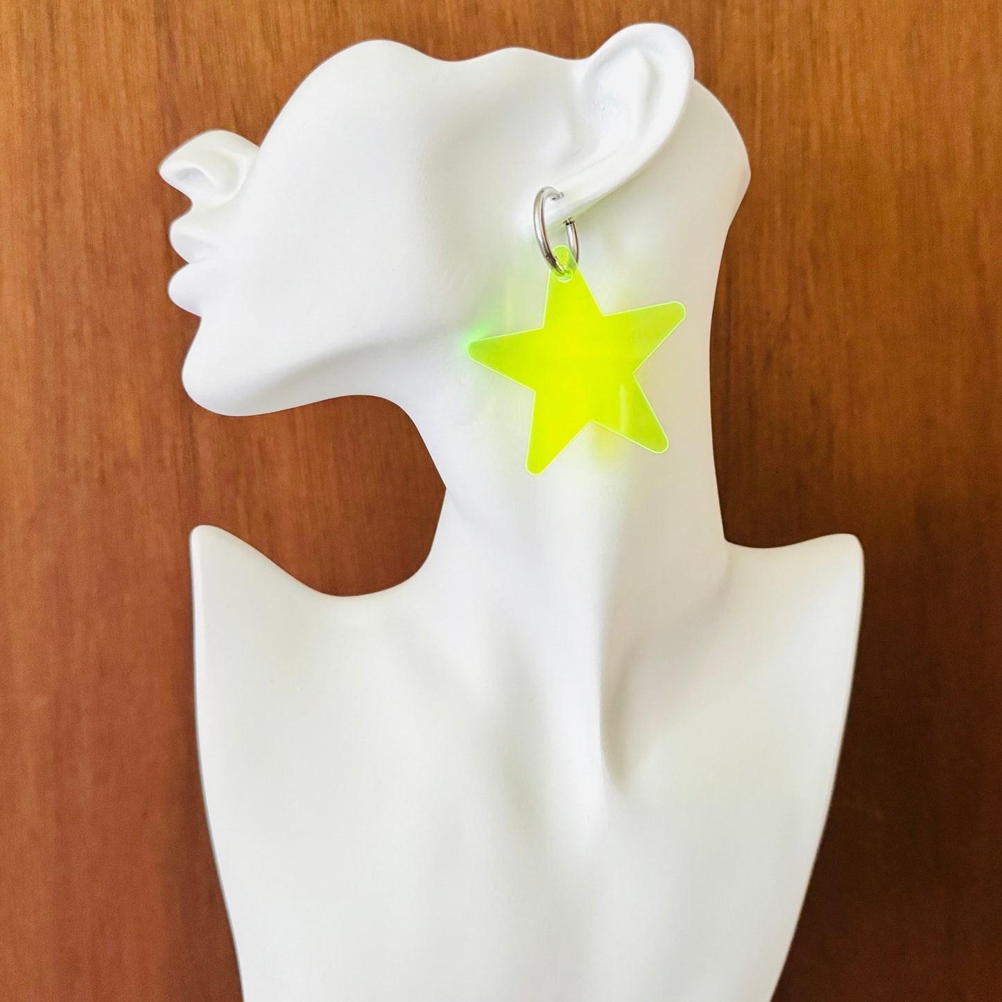 Star Huggie Hoop Earrings