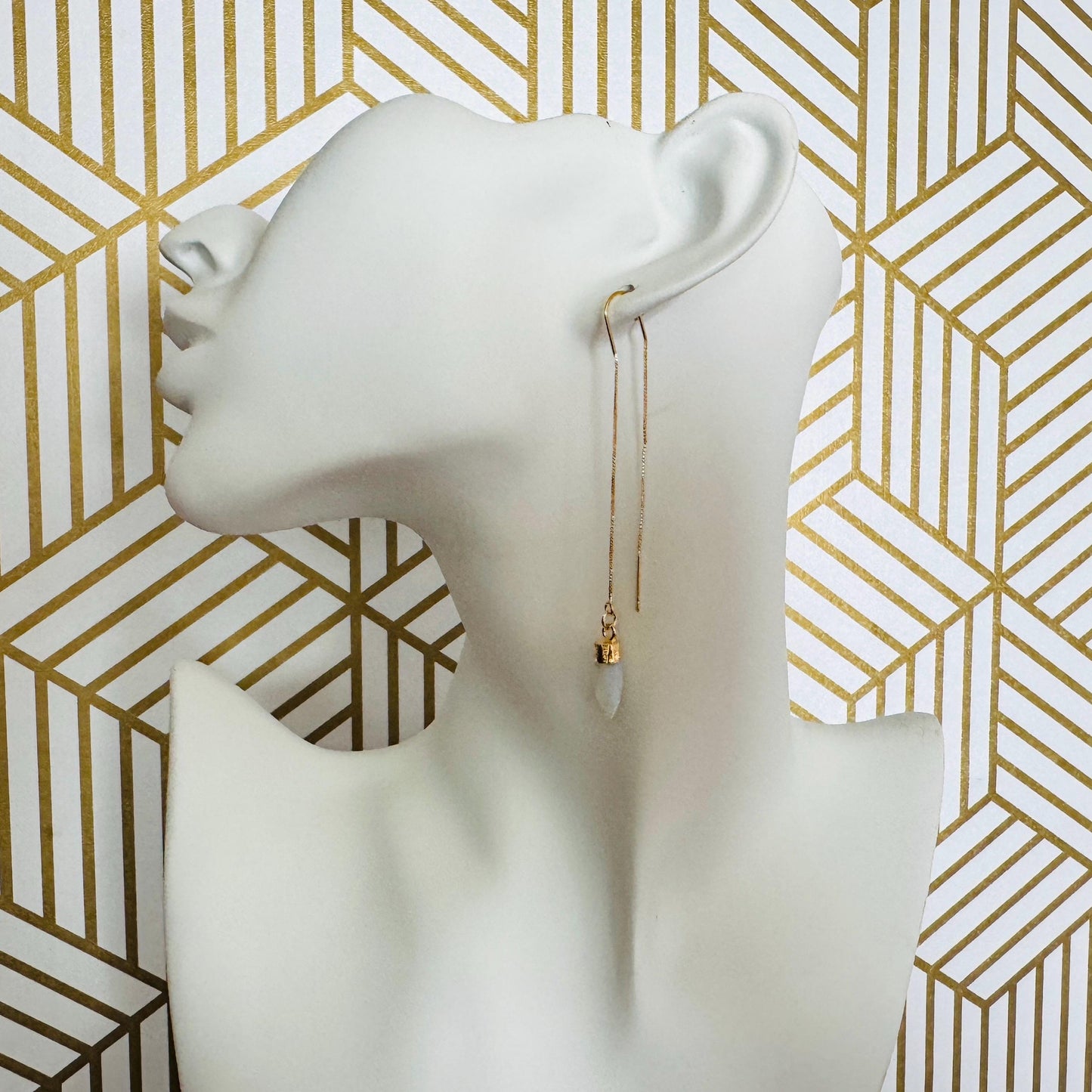 Opalite Threader Earrings