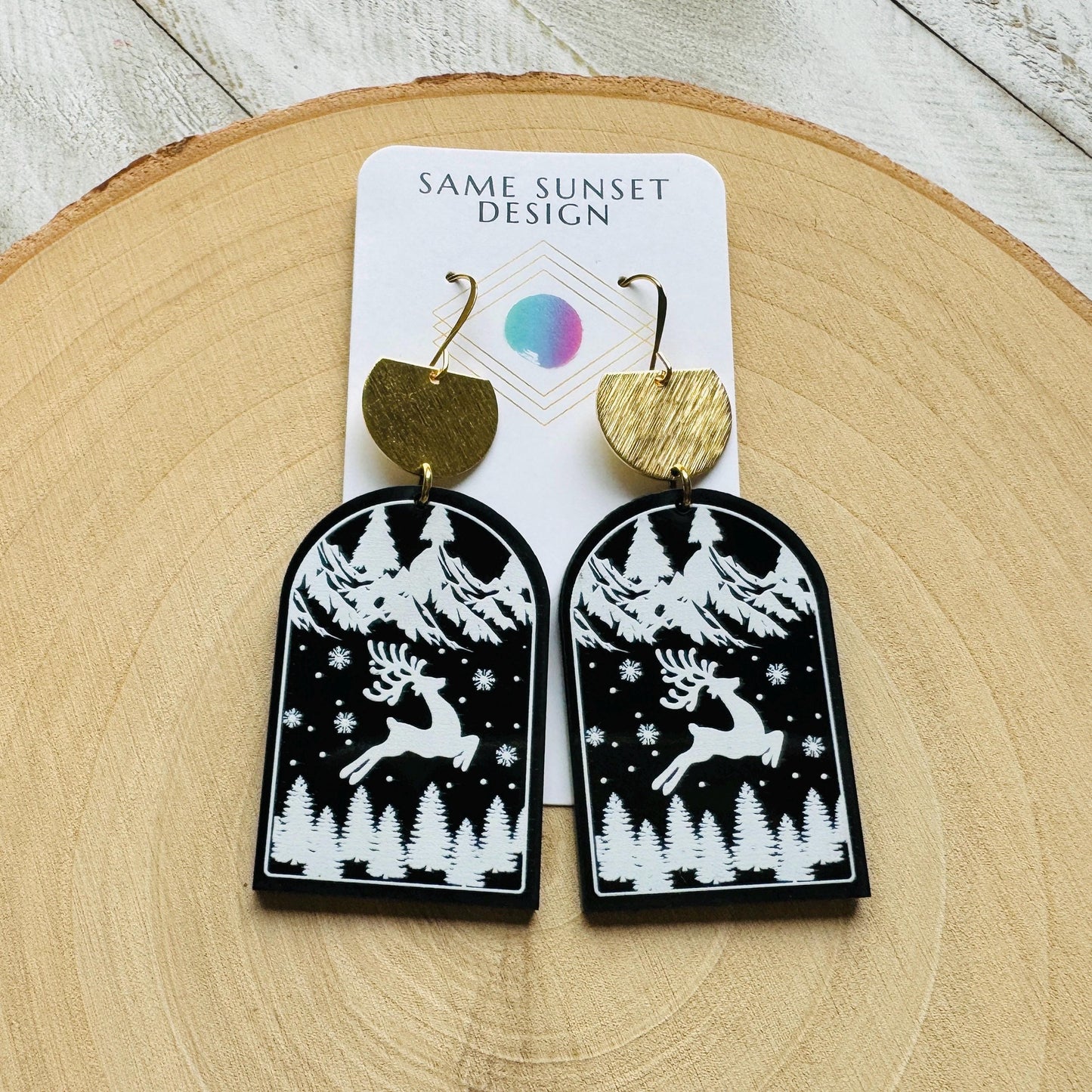 Reindeer Earrings