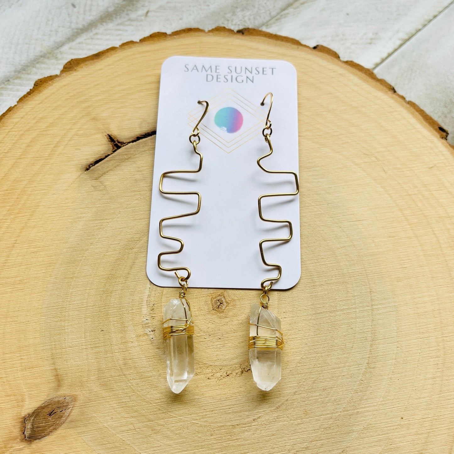 Quartz Earrings