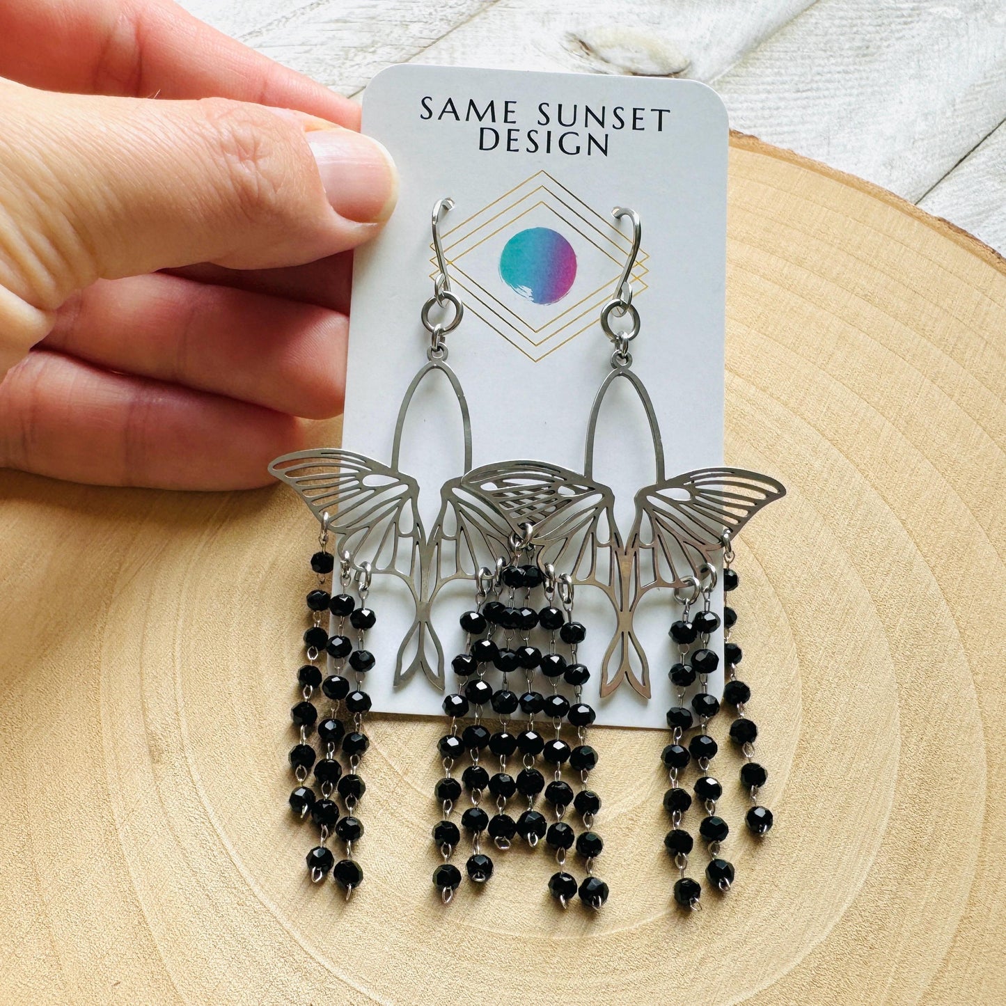 Moth Earrings