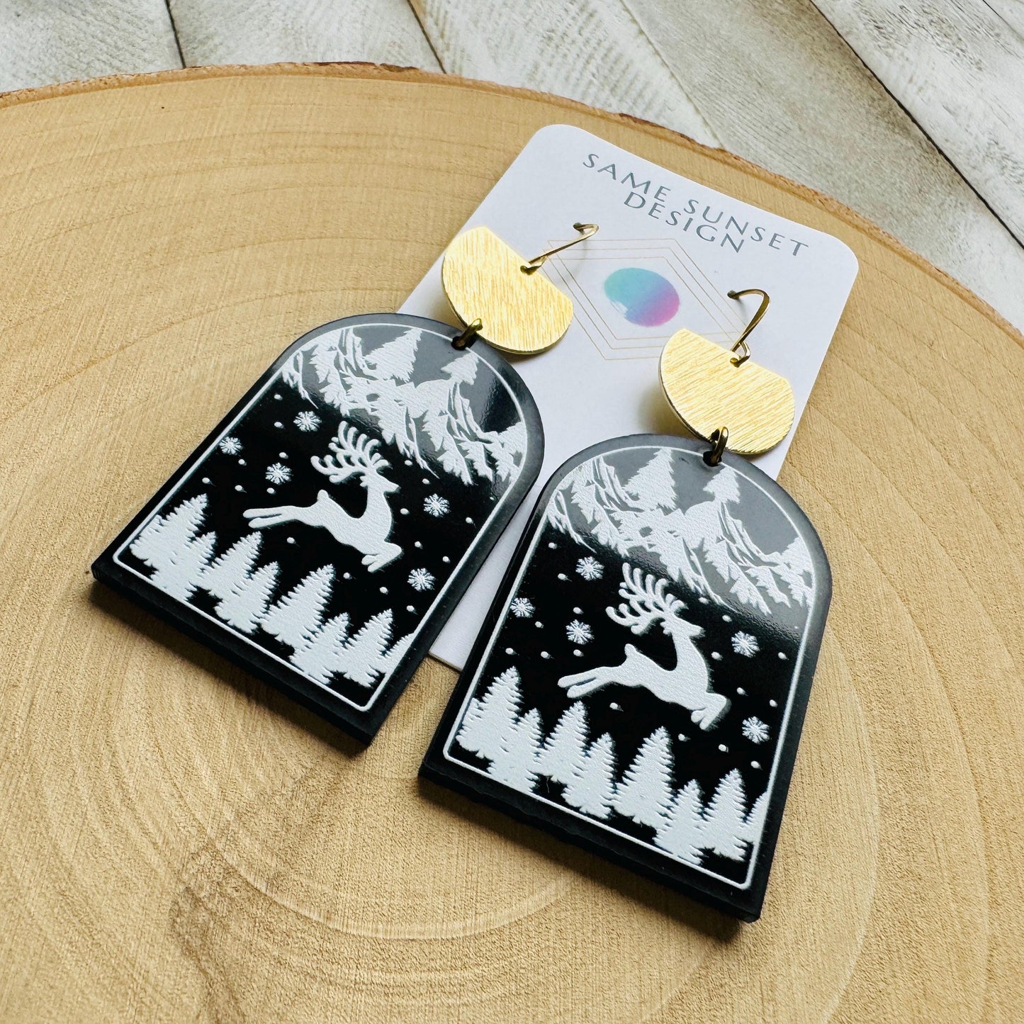 Reindeer Earrings