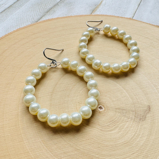 Faux Pearl Earrings
