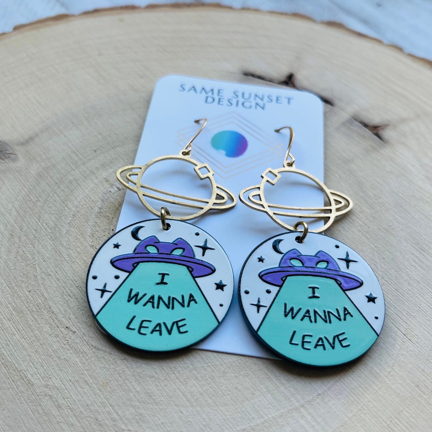 UFO Earrings