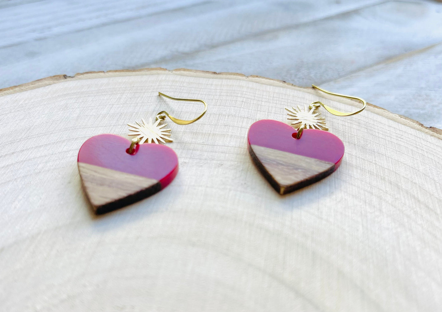 Red Heart Earrings