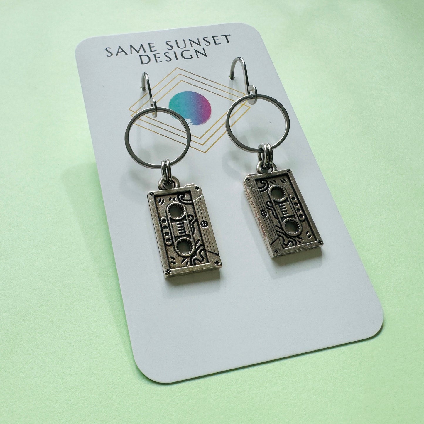 Cassette Tape Earrings