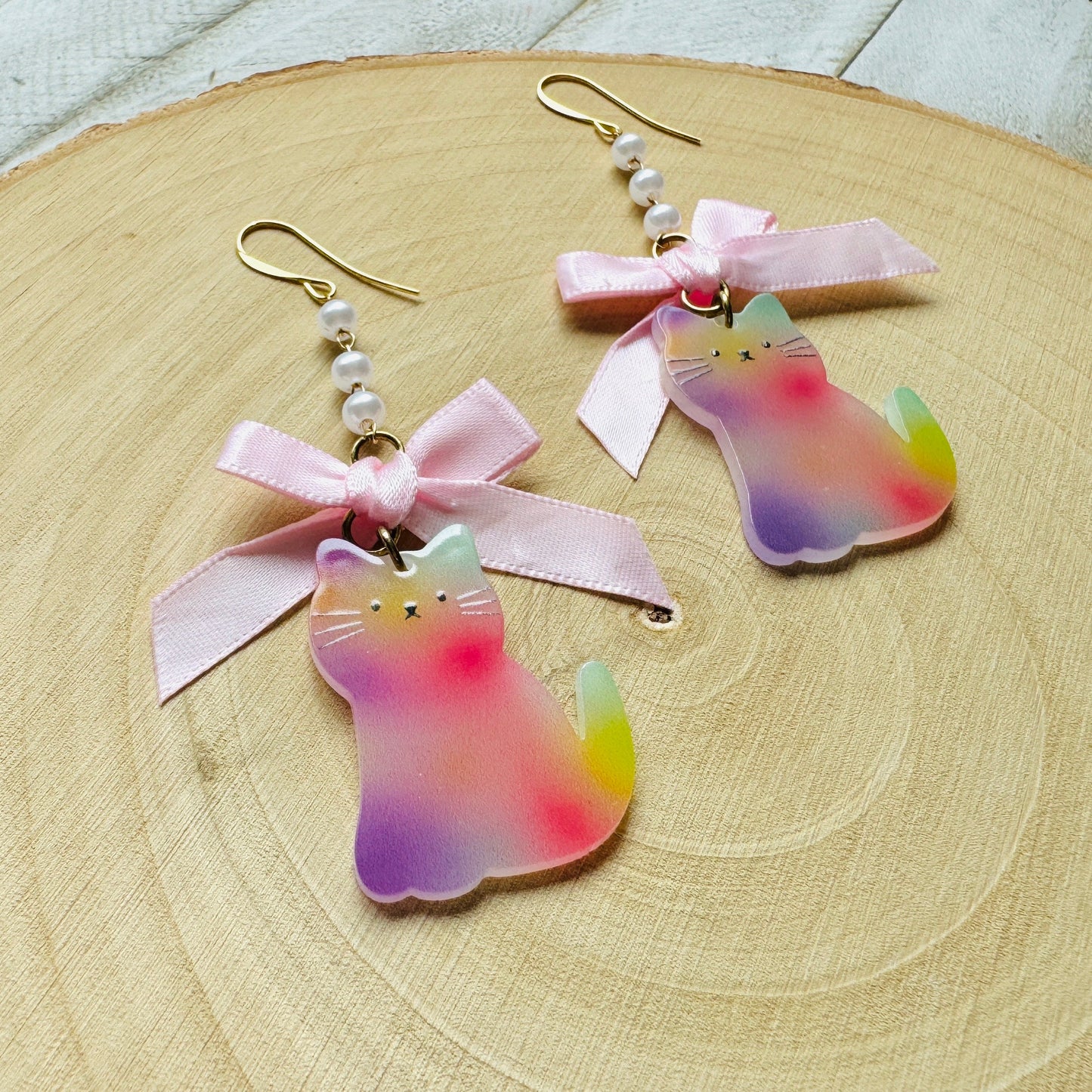 Cat Bow Earrings