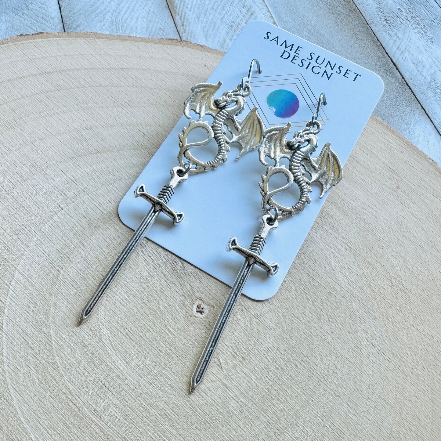 Dragon Sword Earrings