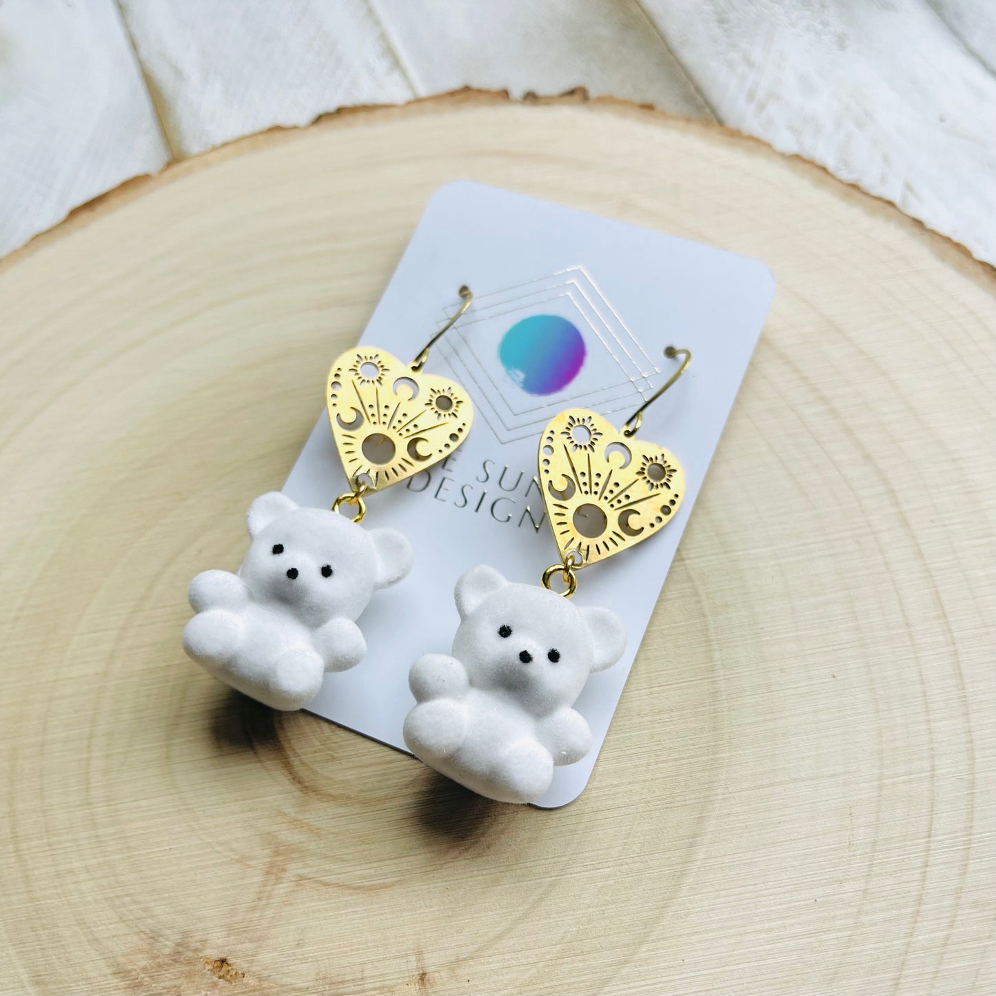 Teddy Bear Earrings