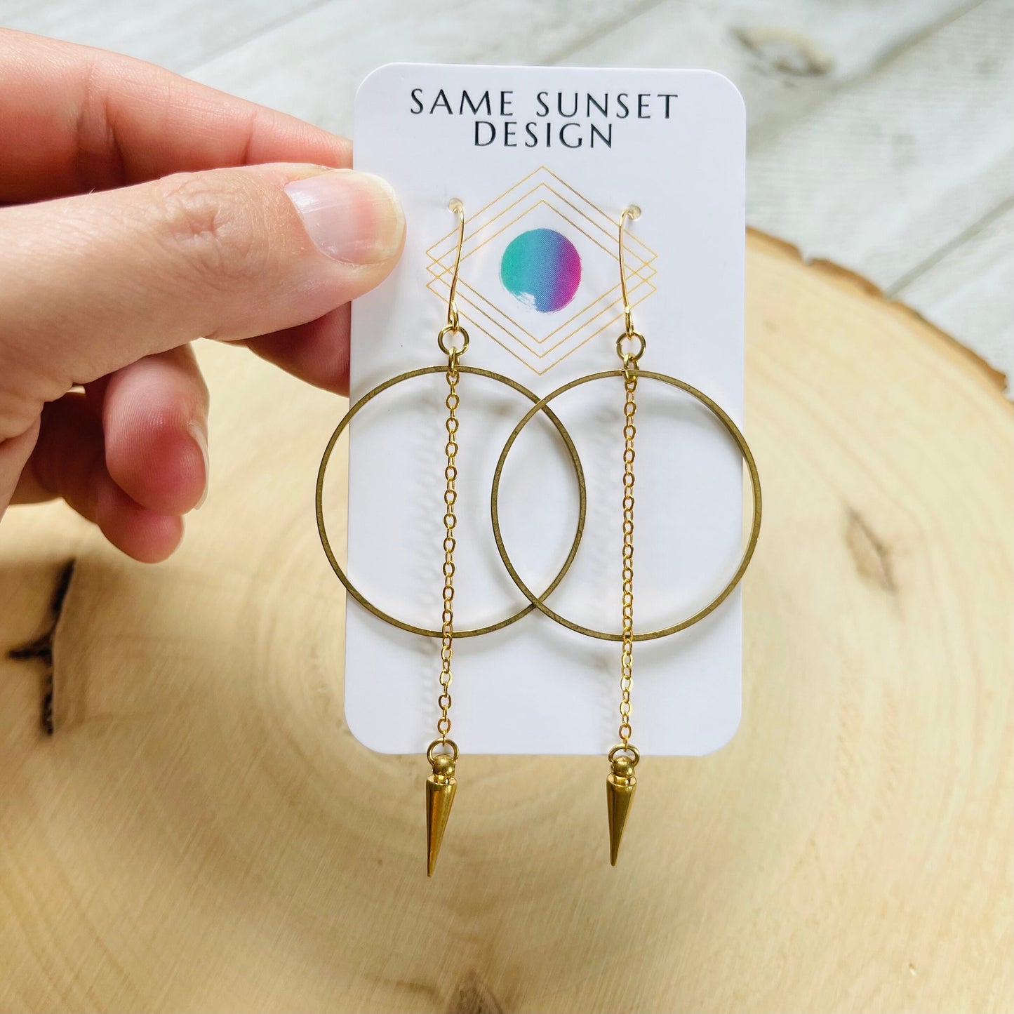 Spike Hoop Earrings