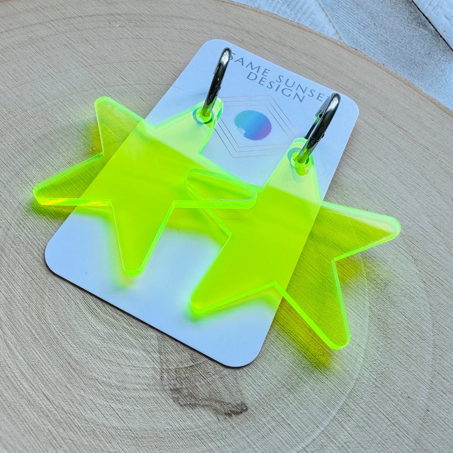 Star Huggie Hoop Earrings