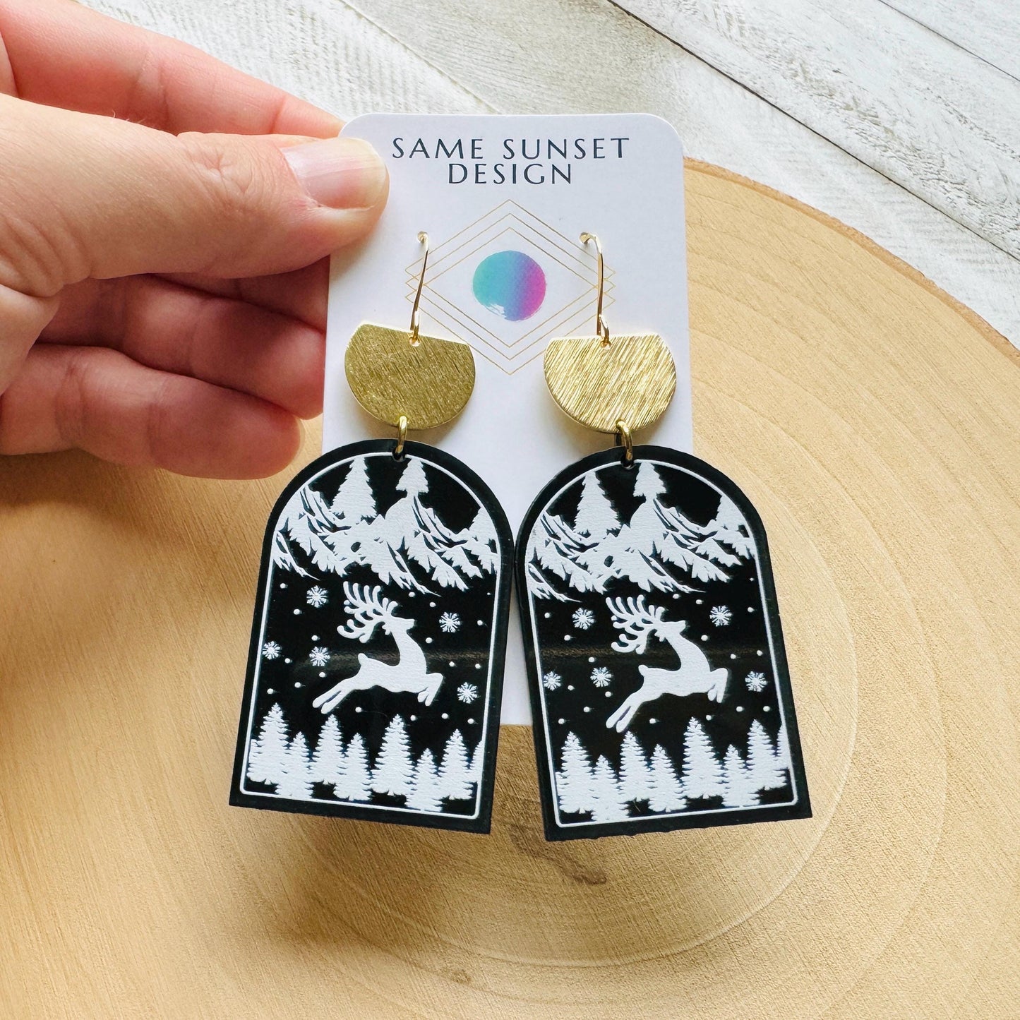 Reindeer Earrings