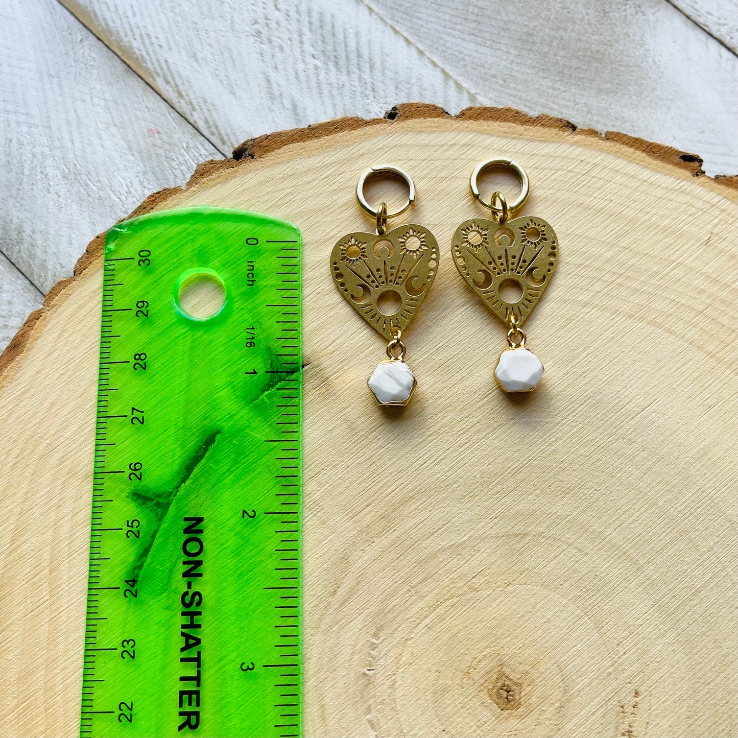 Onyx Planchette Earrings