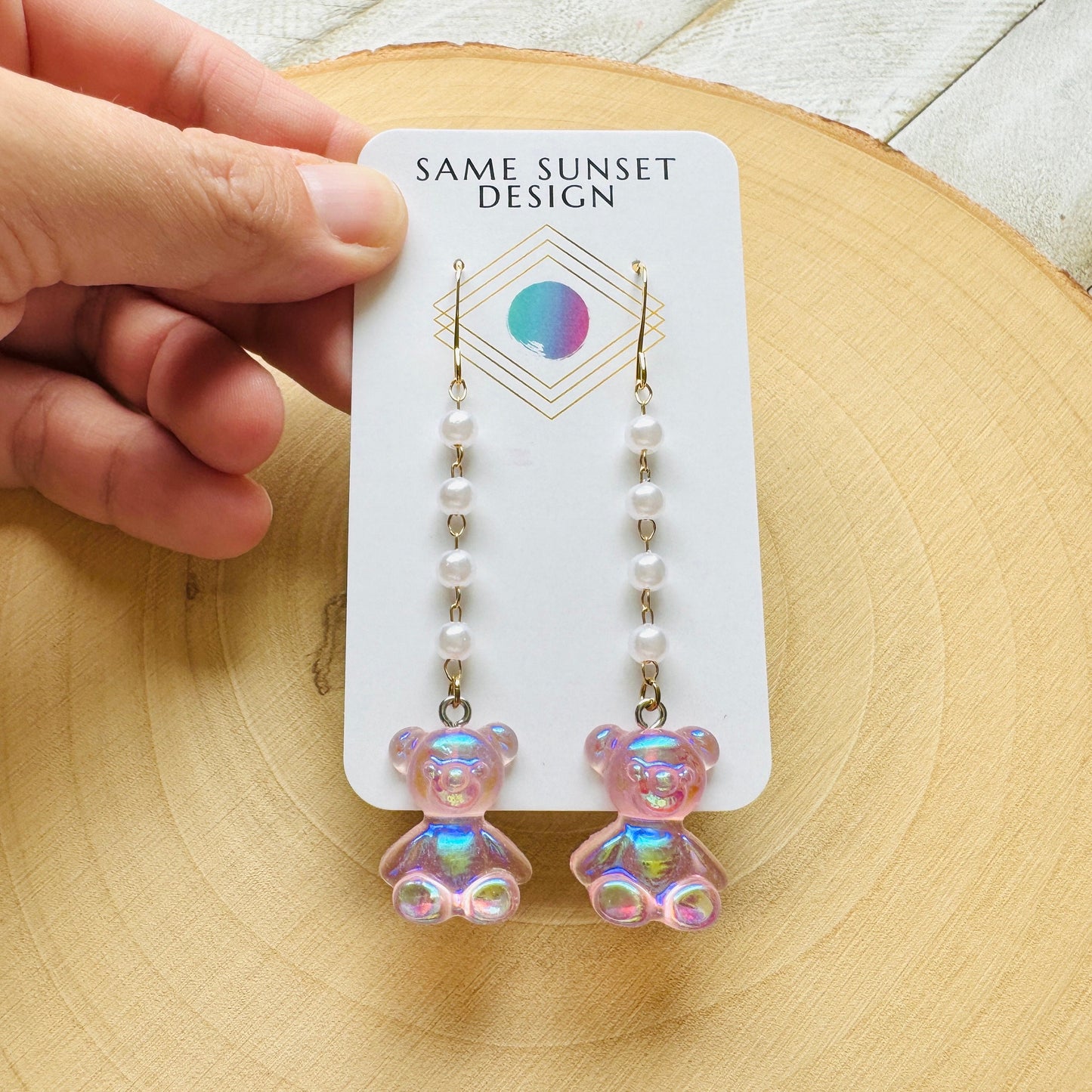 Teddy Bear Earrings