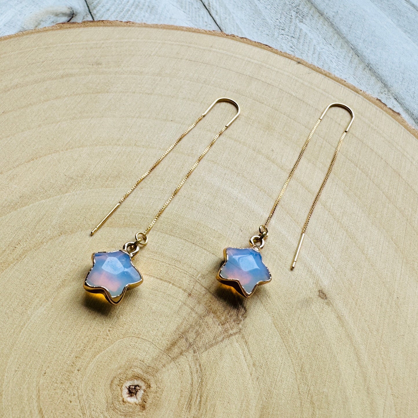 Opalite Threader Earrings