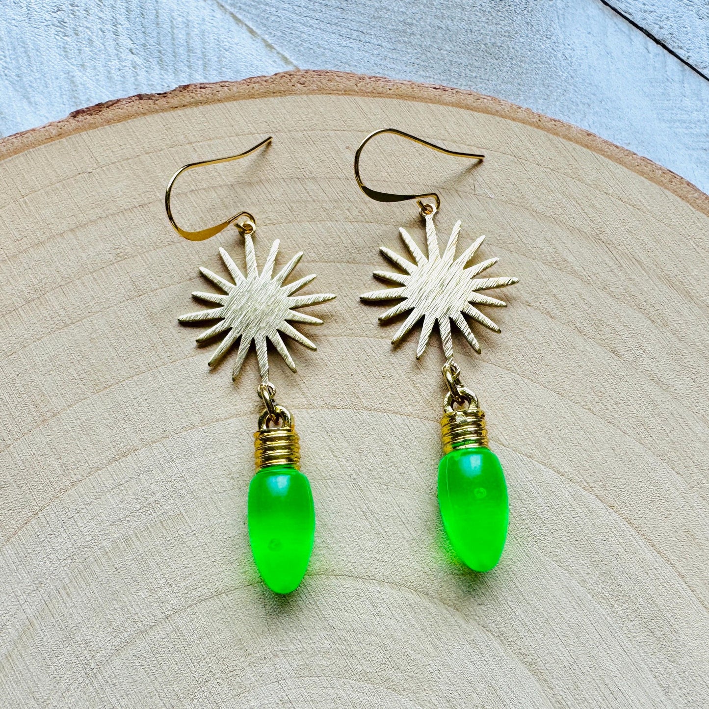 Christmas Light Earrings