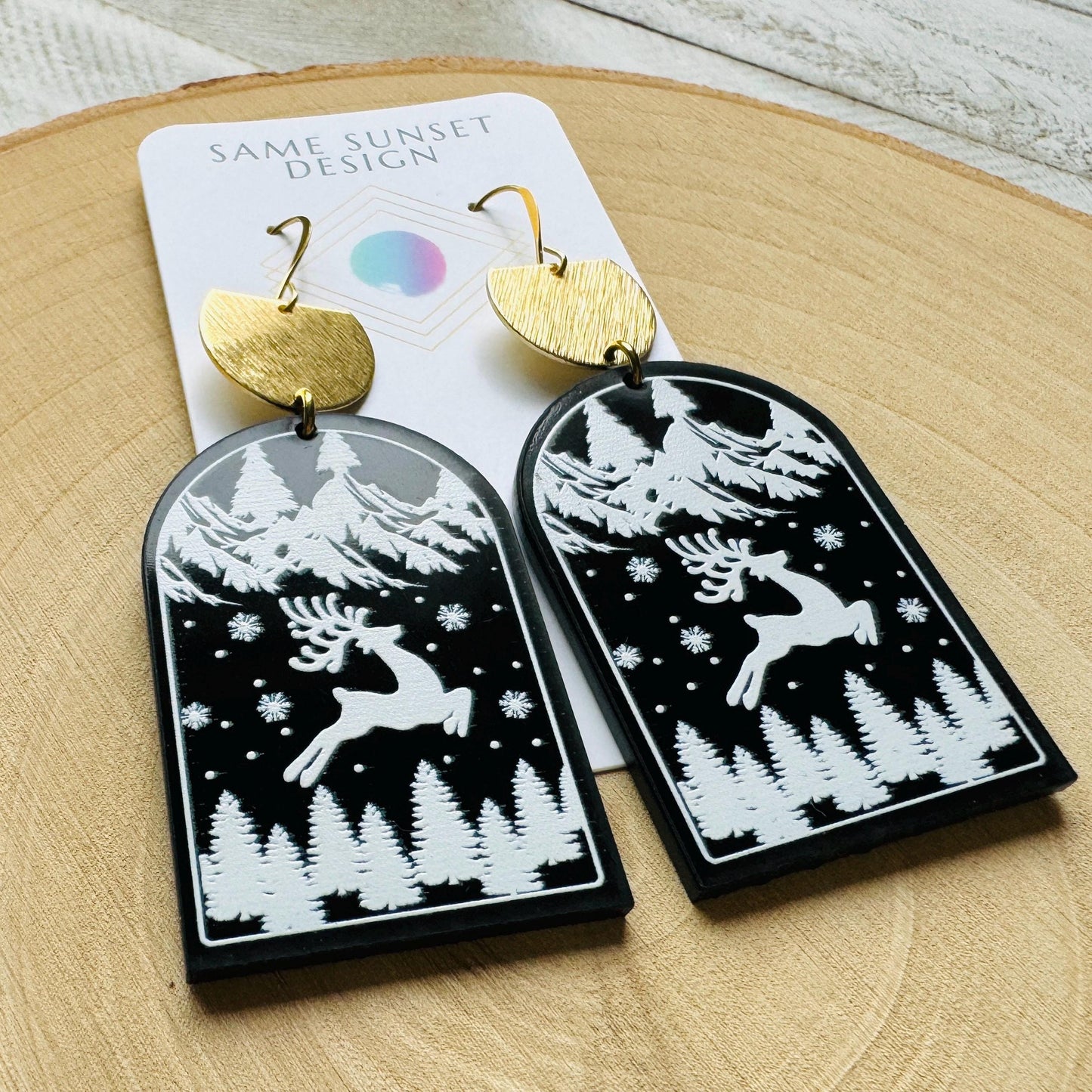 Reindeer Earrings