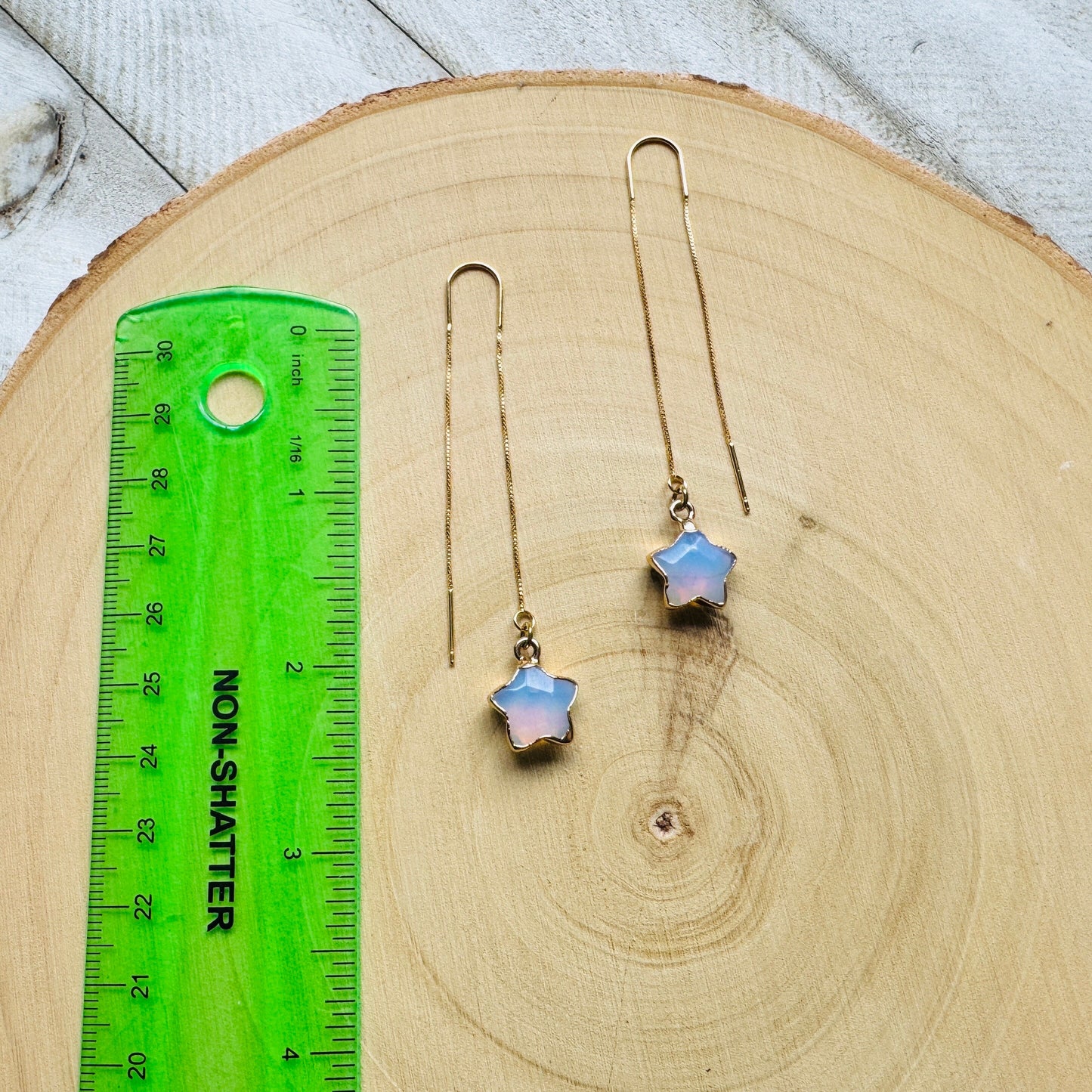 Opalite Threader Earrings