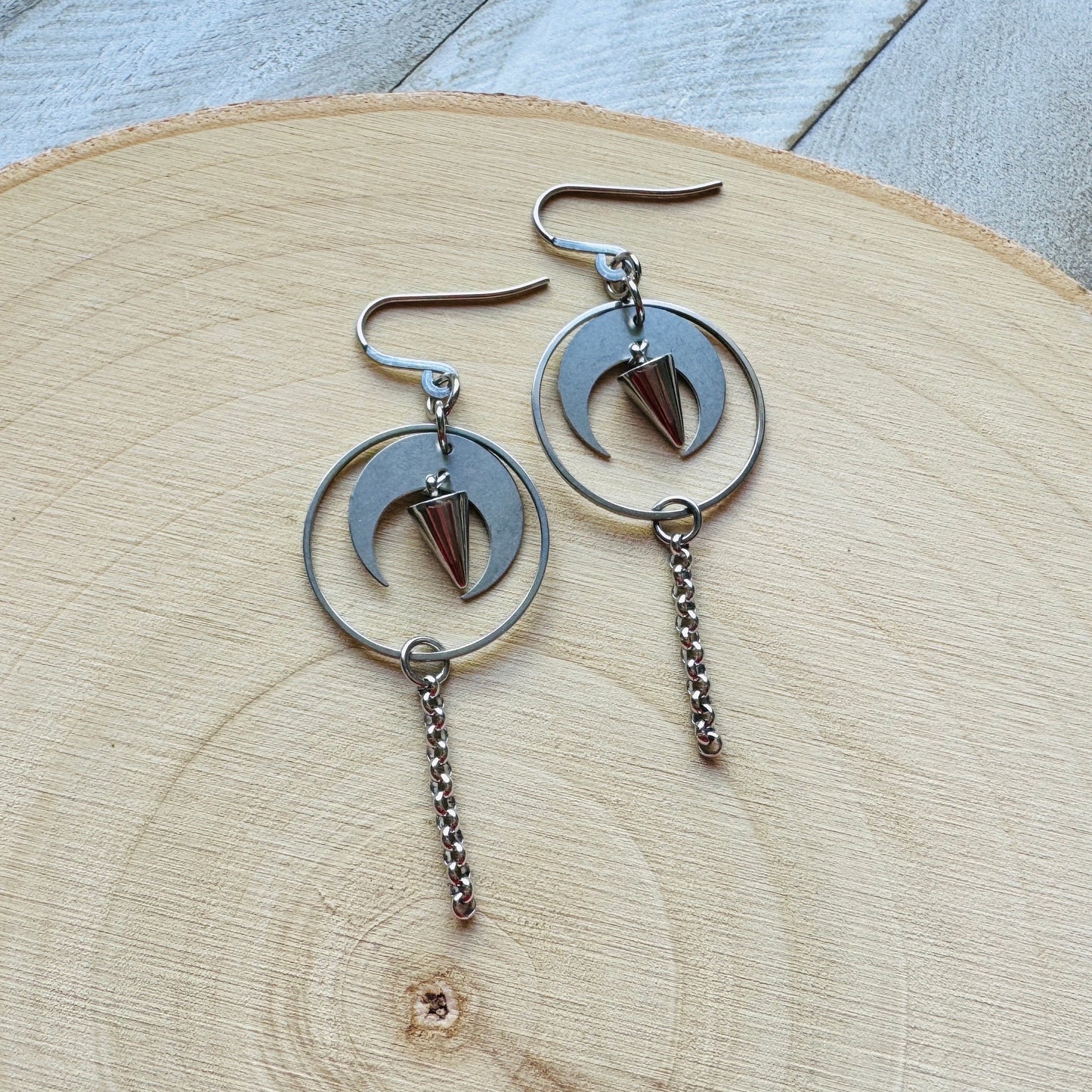 Moon Spike Earrings