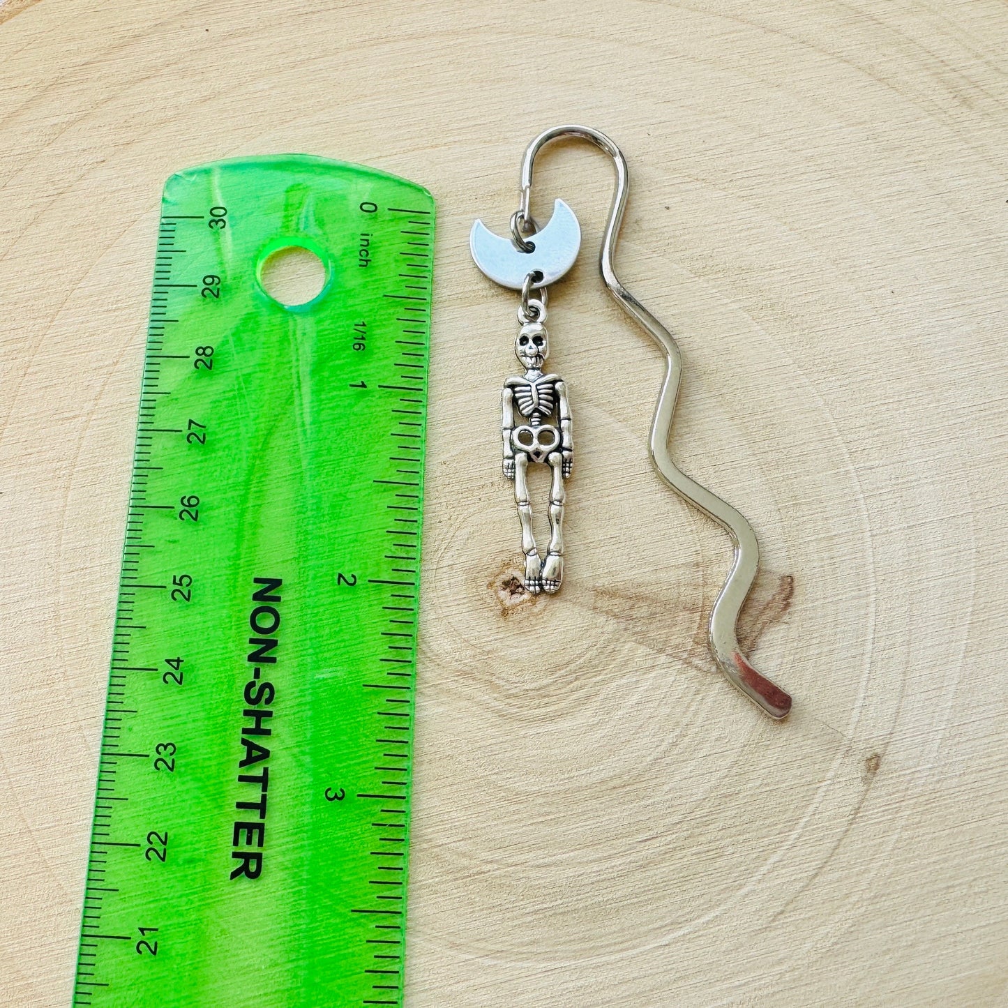 Skeleton Moon Bookmark