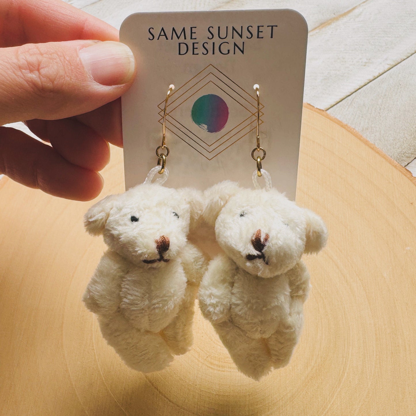 Teddy Bear Earrings