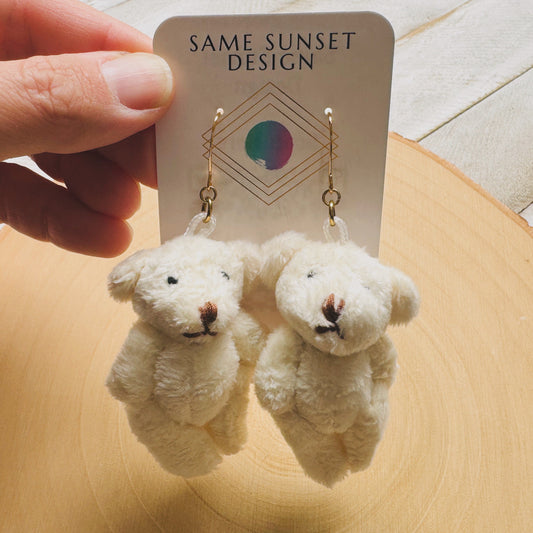 Teddy Bear Earrings