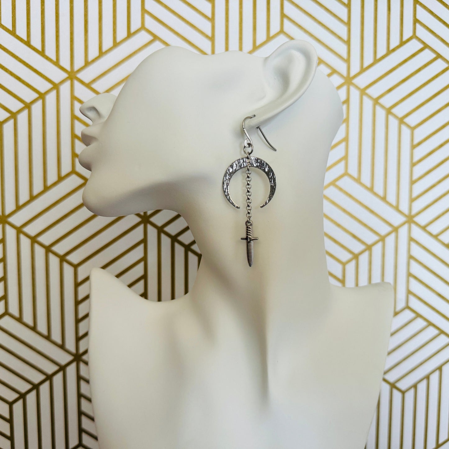 Moon Dagger Earrings