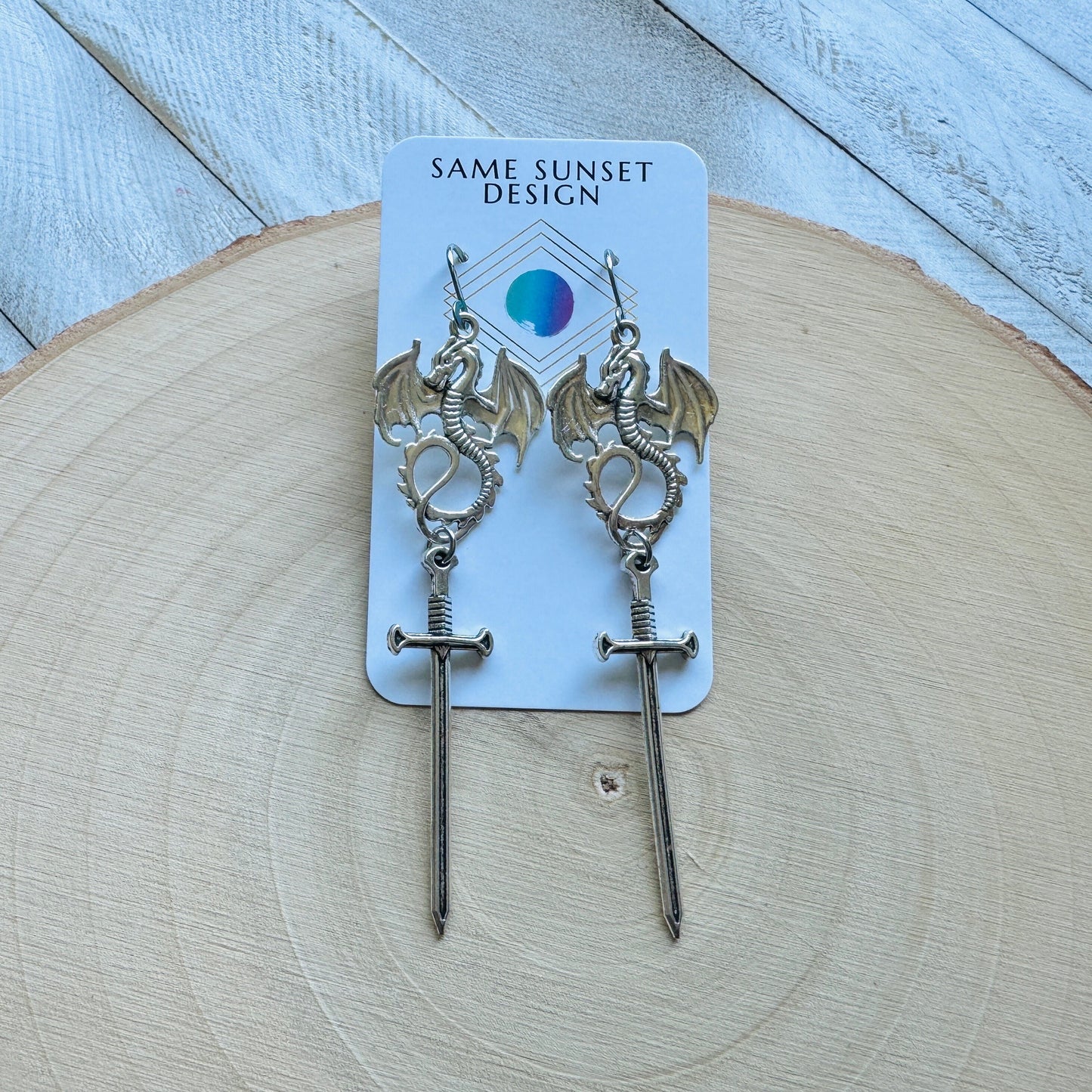 Dragon Sword Earrings