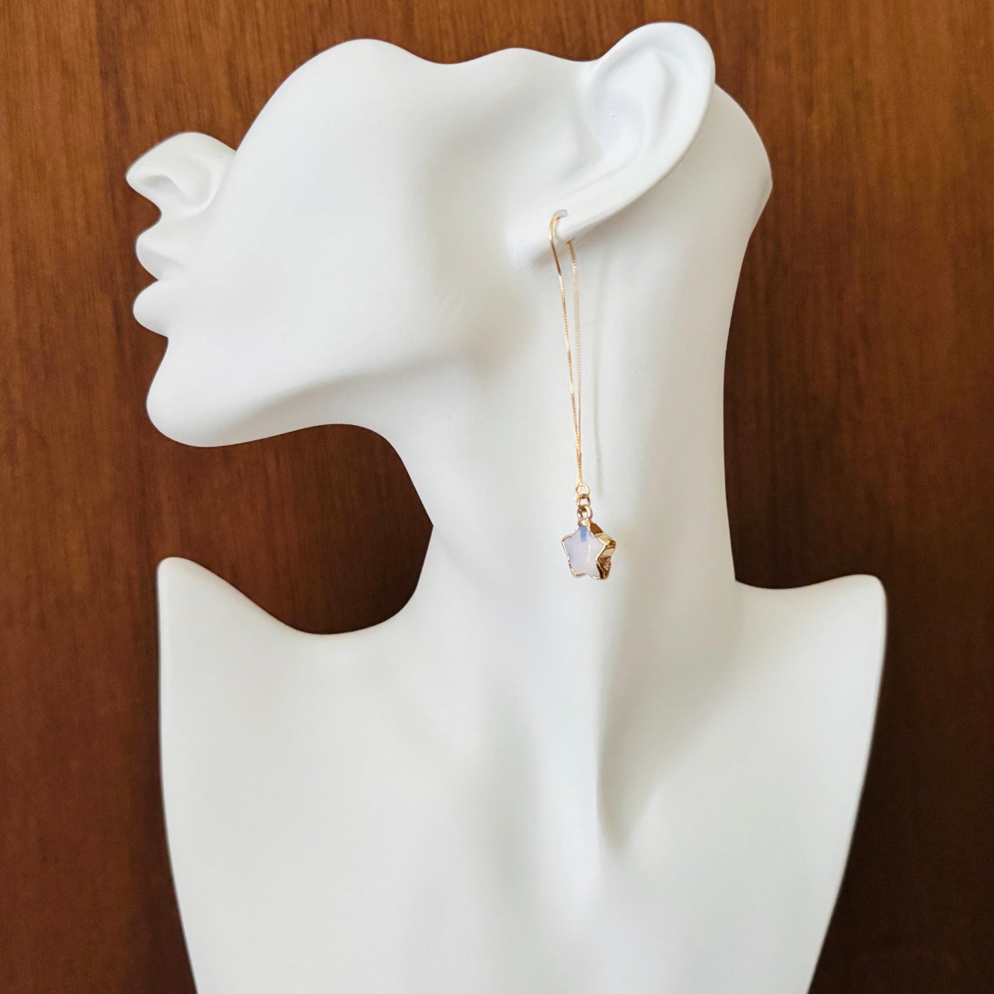 Opalite Threader Earrings