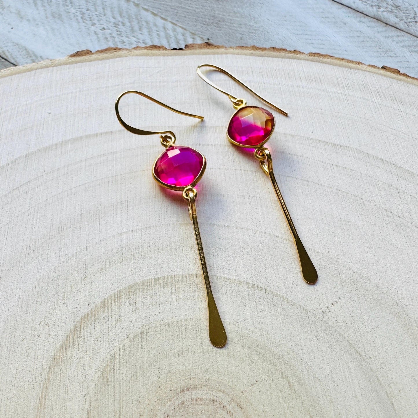 Aura Quartz Earrings