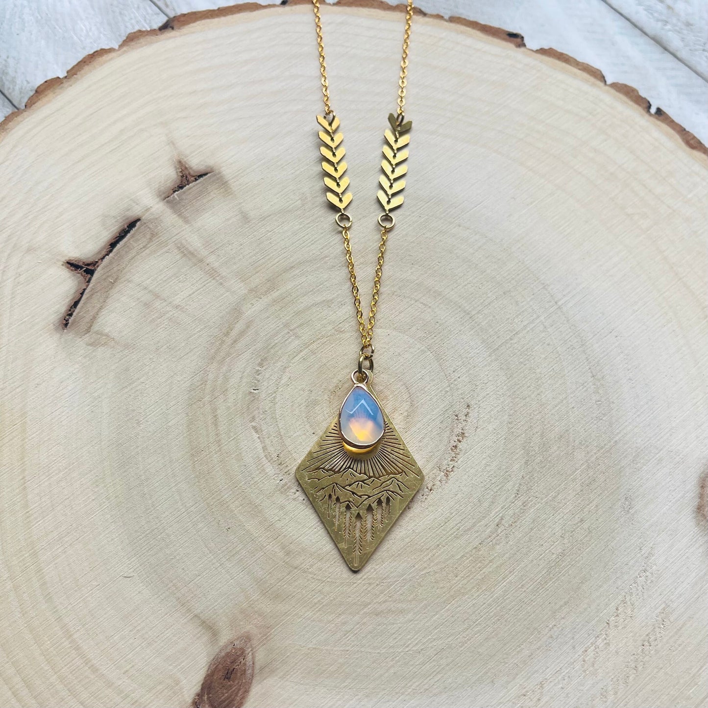Opalite Mountain Necklace