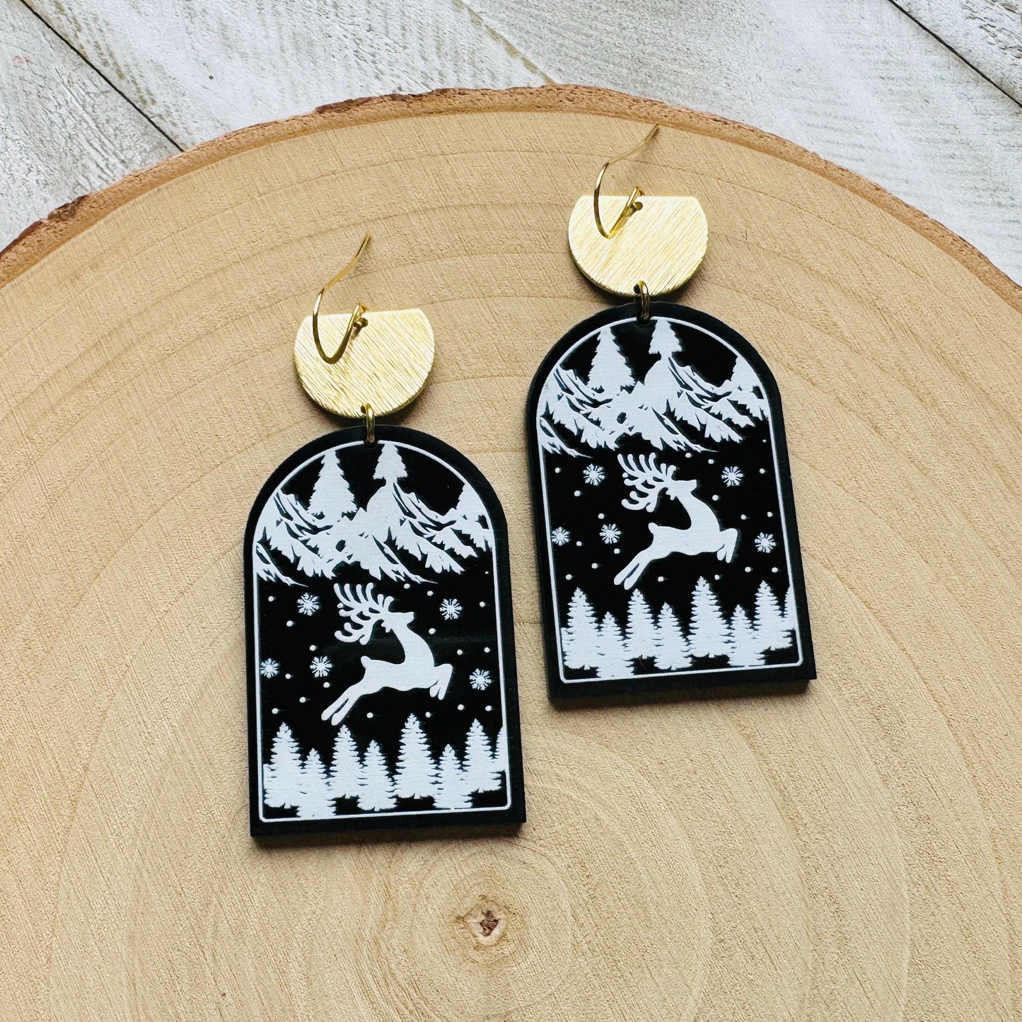 Reindeer Earrings