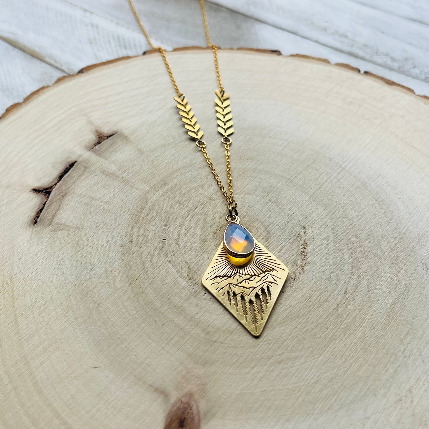 Opalite Mountain Necklace