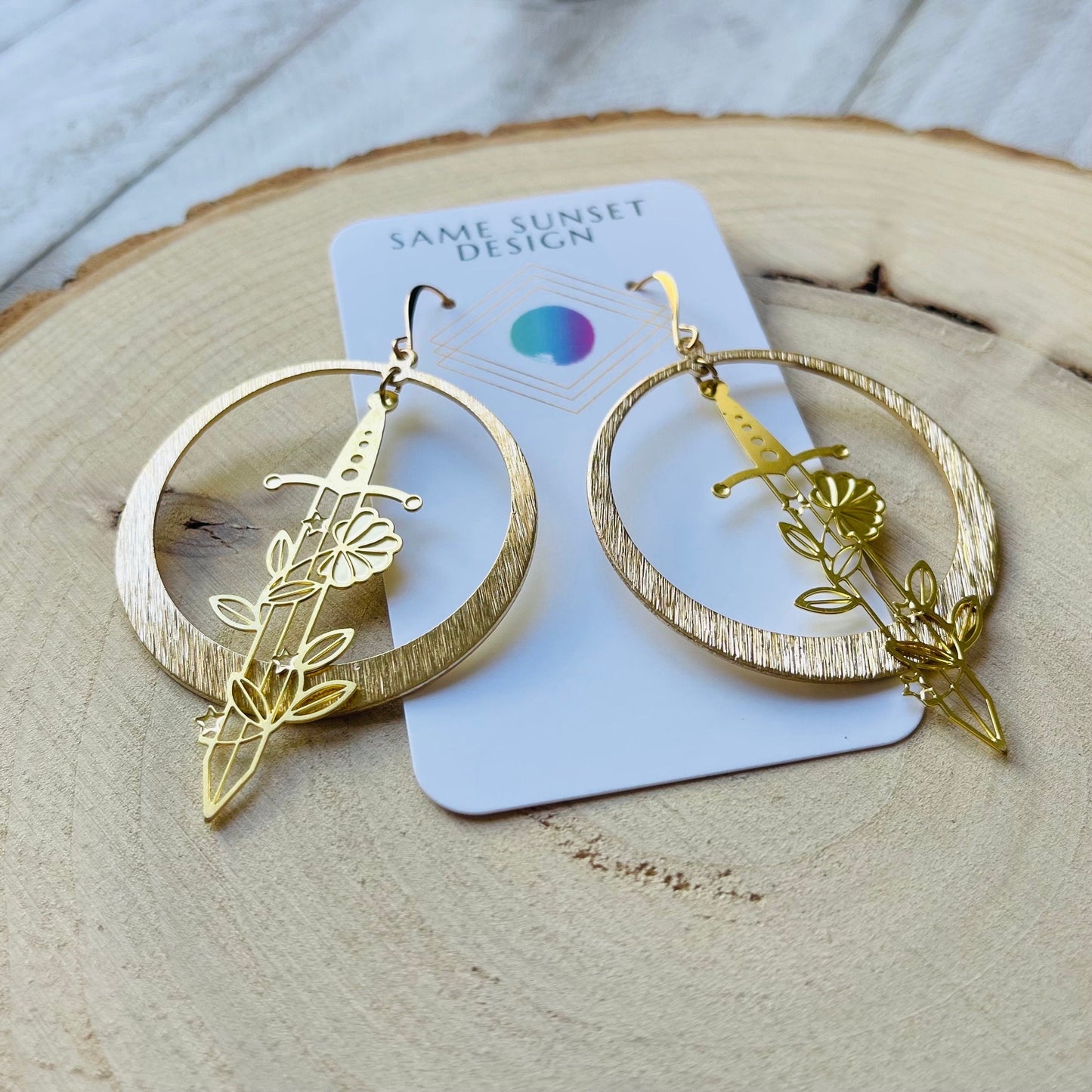 Sword Earrings