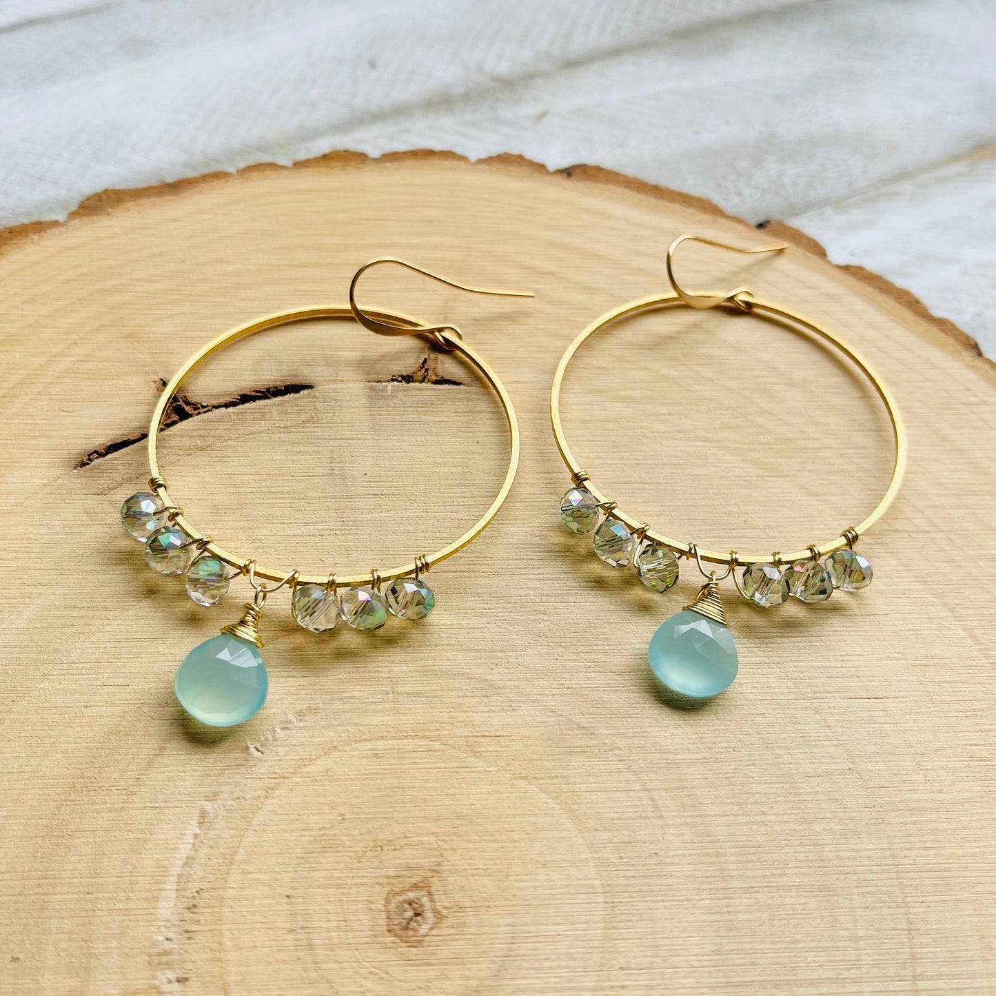 Chalcedony Earrings