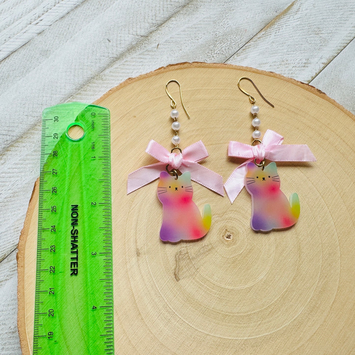 Cat Bow Earrings