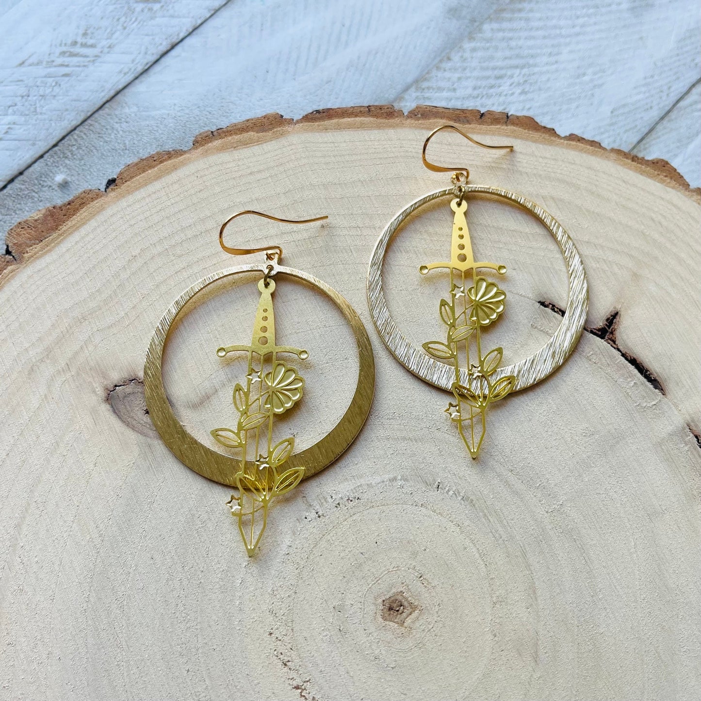 Sword Earrings