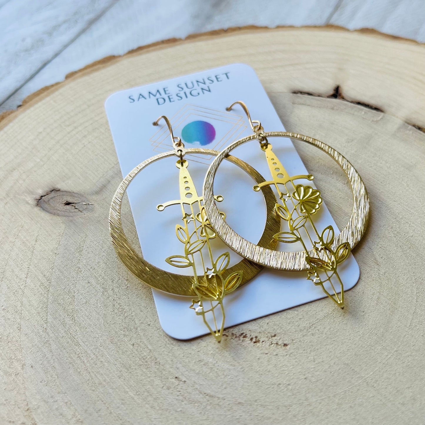 Sword Earrings