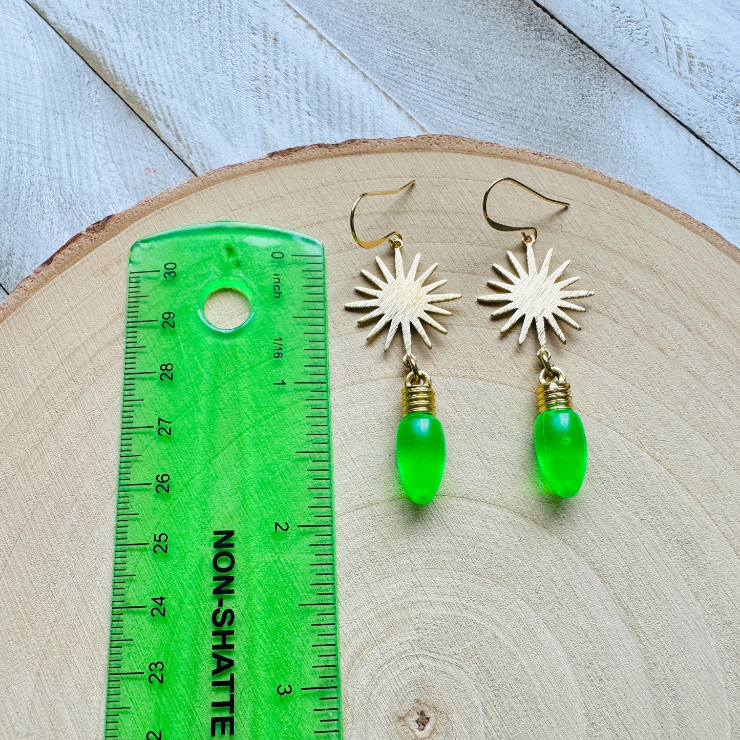 Christmas Light Earrings