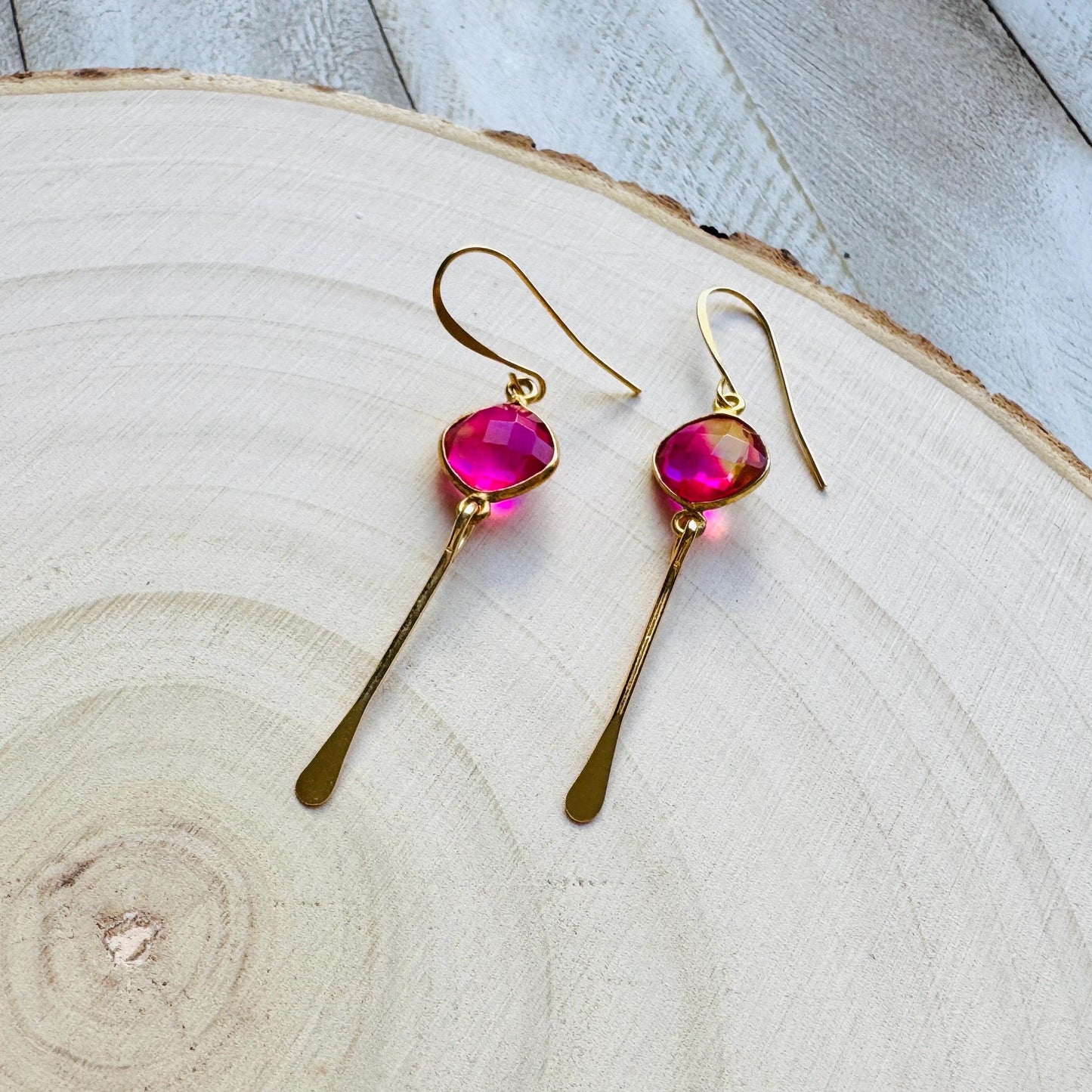 Aura Quartz Earrings