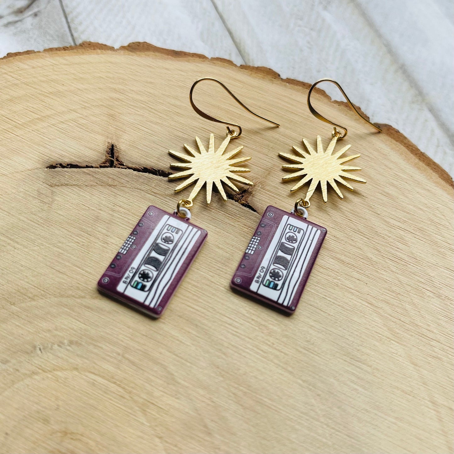 Cassette Tape Earrings