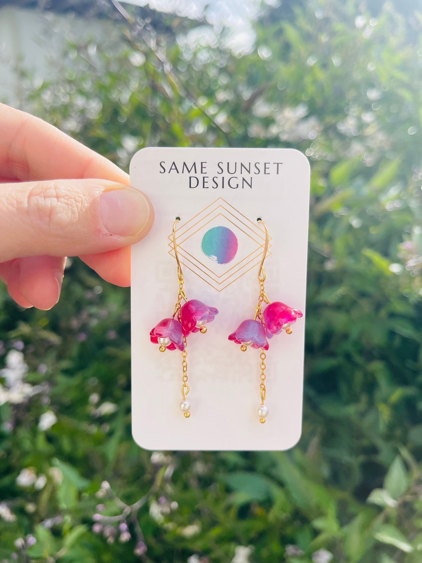 Flower Pearl Earrings