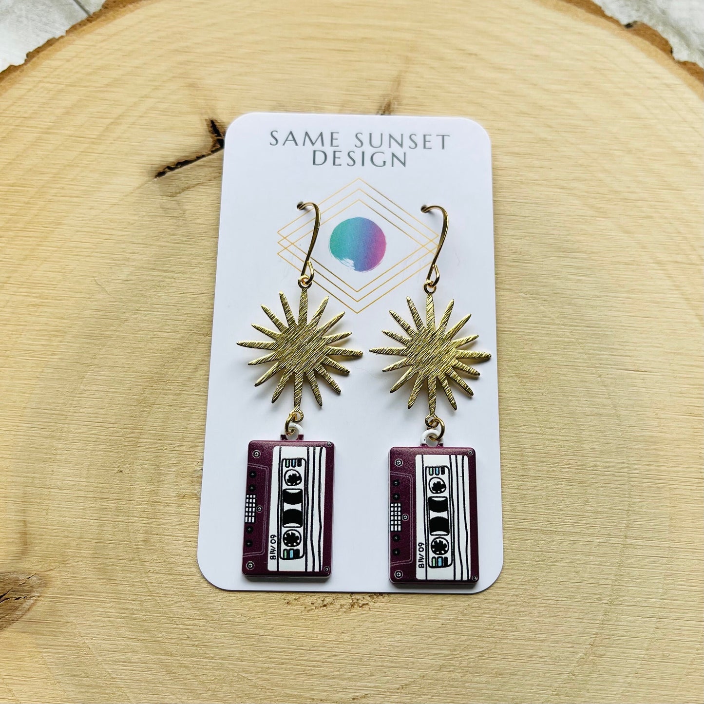 Cassette Tape Earrings