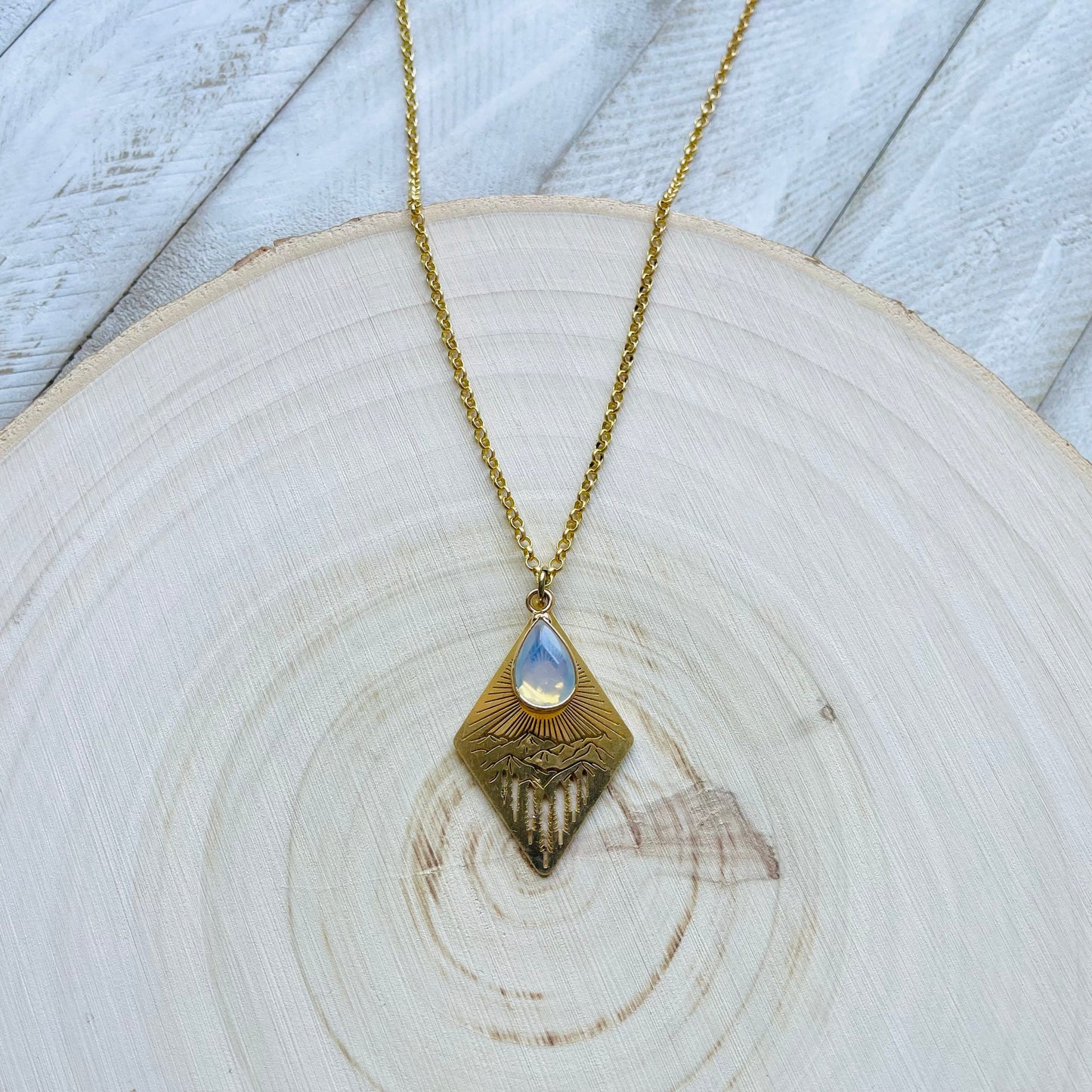 Opalite Mountain Necklace