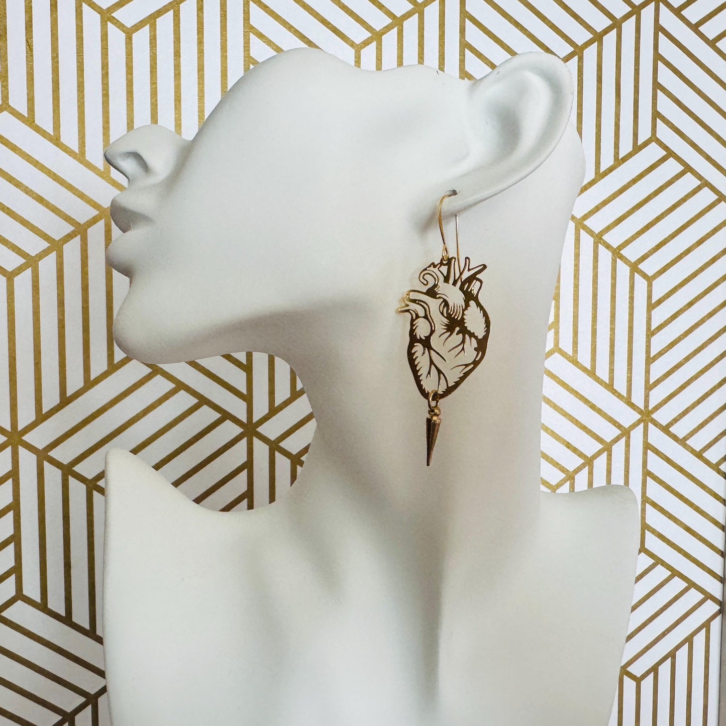 Anatomical Heart Earrings