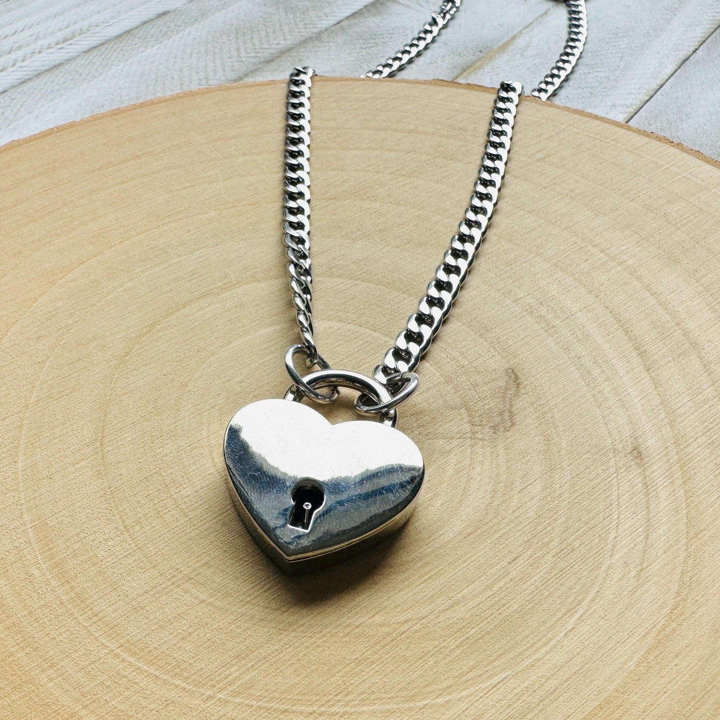 Stainless Steel Heart Necklace